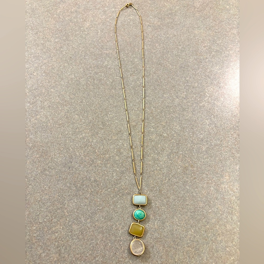 LOFT Stone Pendant Necklace